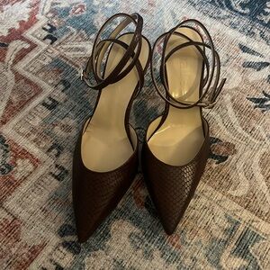 Maile pumps - Iris in burgundy snake - 37.5 - brand new